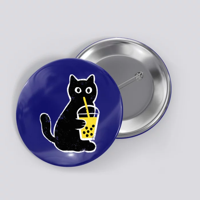 Cat Boba Funny Anime Japanese Button