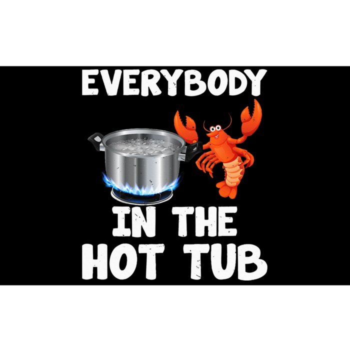 Crawfish Boil Funny Crayfish Everybody In The Hot Tub Bumper Sticker