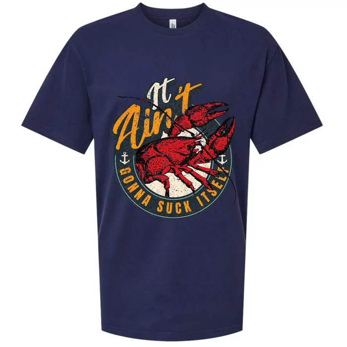 Crawfish Boil Funny Suck Itself Bayou Cajun Seafood Festival Sueded Cloud Jersey T-Shirt