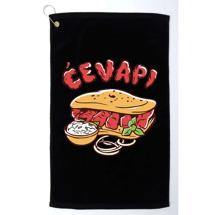 Cevapi Balkan Food Cevapcici Balkan Kitchen Cevape Platinum Collection Golf Towel