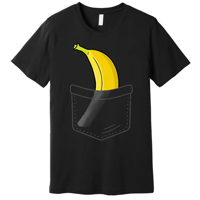 Cool Banana Fruit Lover Banana Yellow Hawaiian Premium T-Shirt