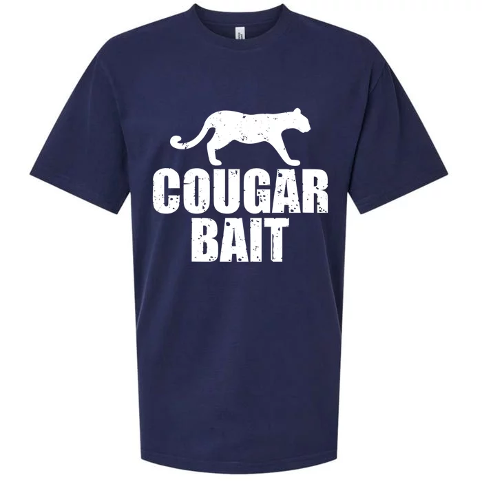 Cougar Bait Funny Gift Cougar Hunting Fishing Dirty Joke Gift Sueded Cloud Jersey T-Shirt