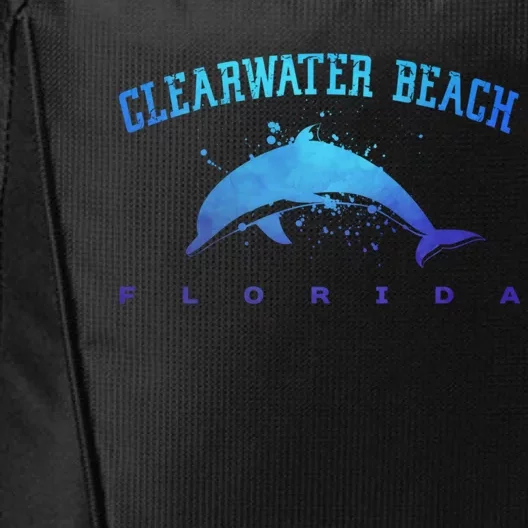 Clearwater Beach Florida Dolphin Scuba Diving Snorkeling Gift City Backpack