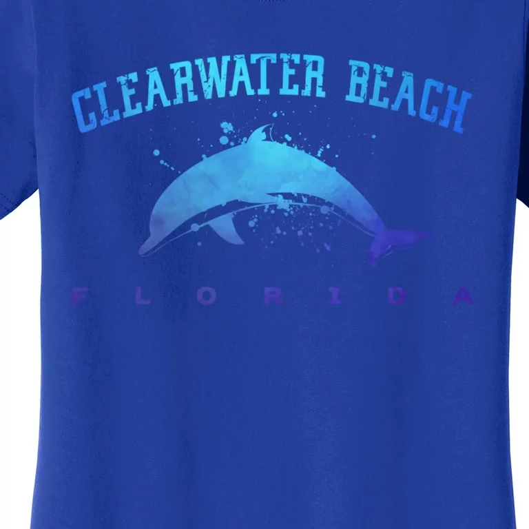 Clearwater Beach Florida Dolphin Scuba Diving Snorkeling Gift Women's T-Shirt