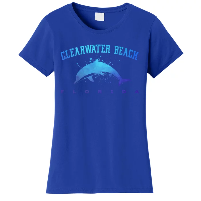 Clearwater Beach Florida Dolphin Scuba Diving Snorkeling Gift Women's T-Shirt