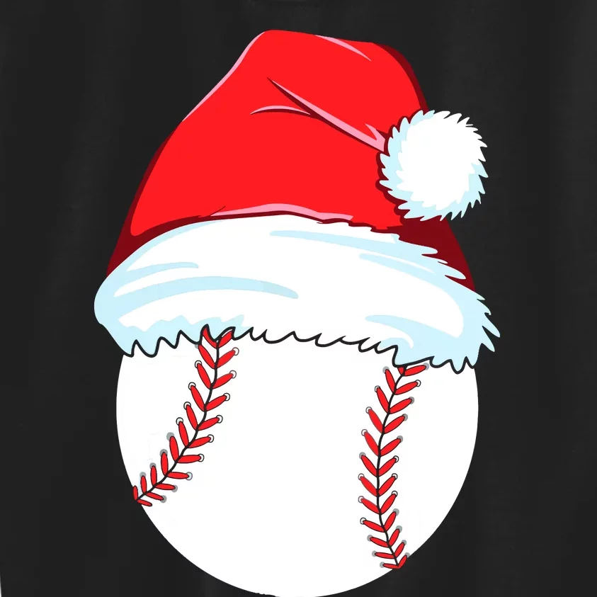 Christmas Baseball For Ball Santa Kids Sweatshirt