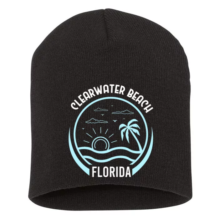 Clearwater Beach Florida Short Acrylic Beanie