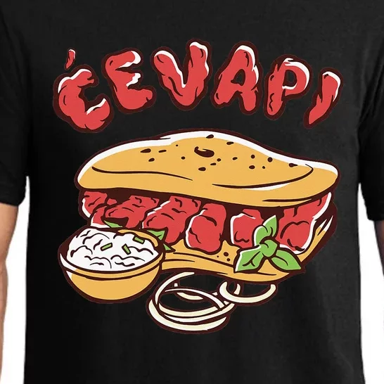 Cevapi Balkan Food Cevapcici Balkan Kitchen Cevape Pajama Set