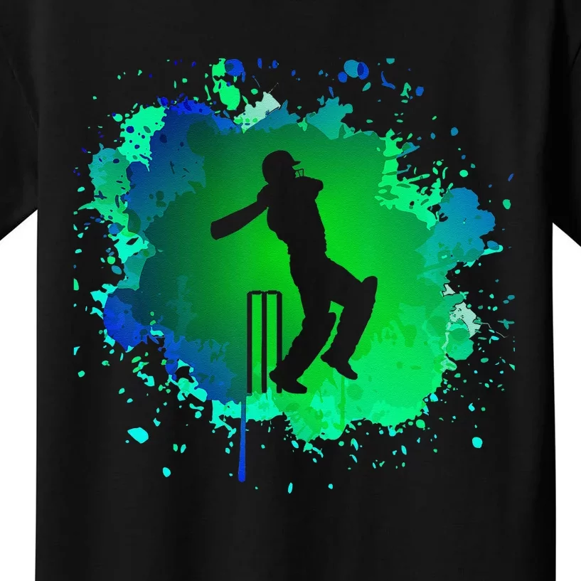 Cricket Batsman For Cricketer Cricket Kids T-Shirt