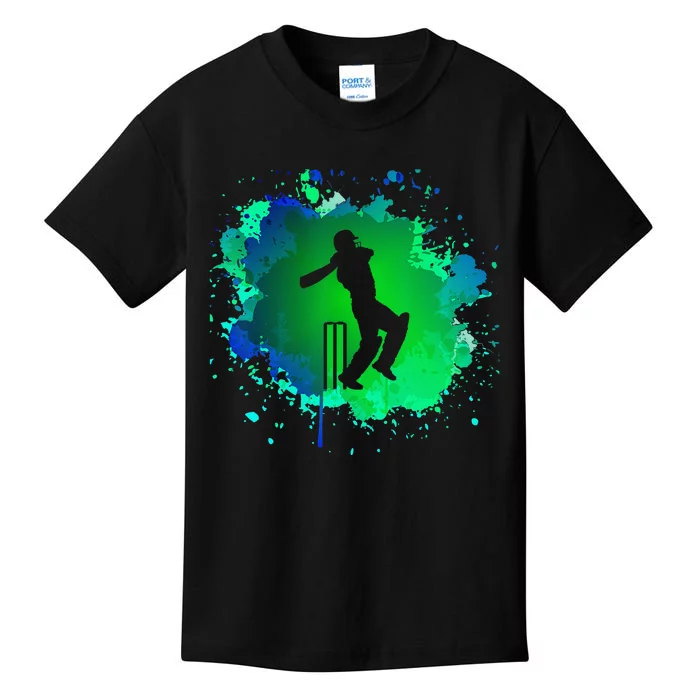 Cricket Batsman For Cricketer Cricket Kids T-Shirt