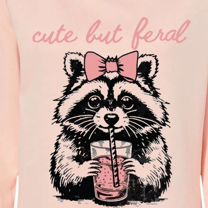 Cute But Feral Womens California Wash Sweatshirt