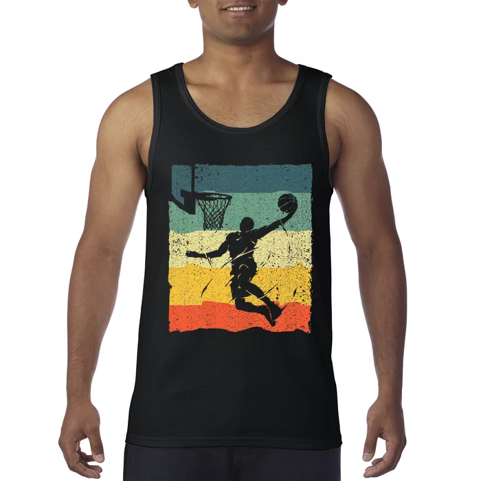 Cool Basketball For Women Vintage Basketball Player Tank Top