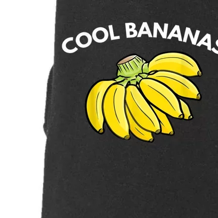 Cool Bananas| Funny Fruit Pun | Banana Doggie 3-End Fleece Hoodie