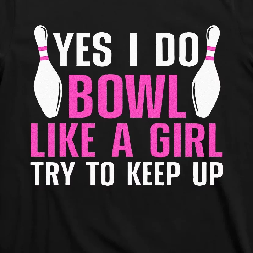 Cute Bowling For Women Bowler Spare Me Ladies Bowling T-Shirt