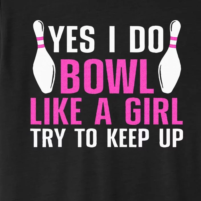 Cute Bowling For Women Bowler Spare Me Ladies Bowling ChromaSoft Performance T-Shirt