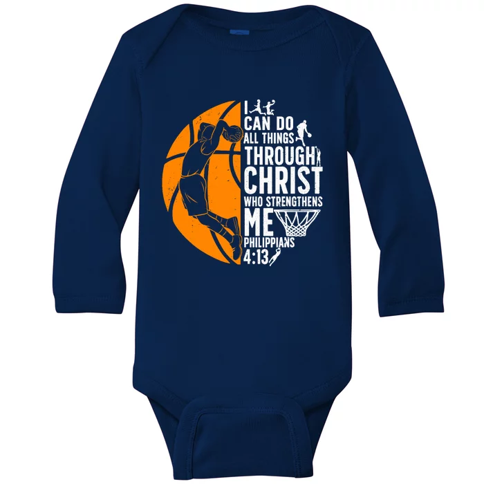 Cool Basketball For  Wo Sport Game Basketball Player Baby Long Sleeve Bodysuit