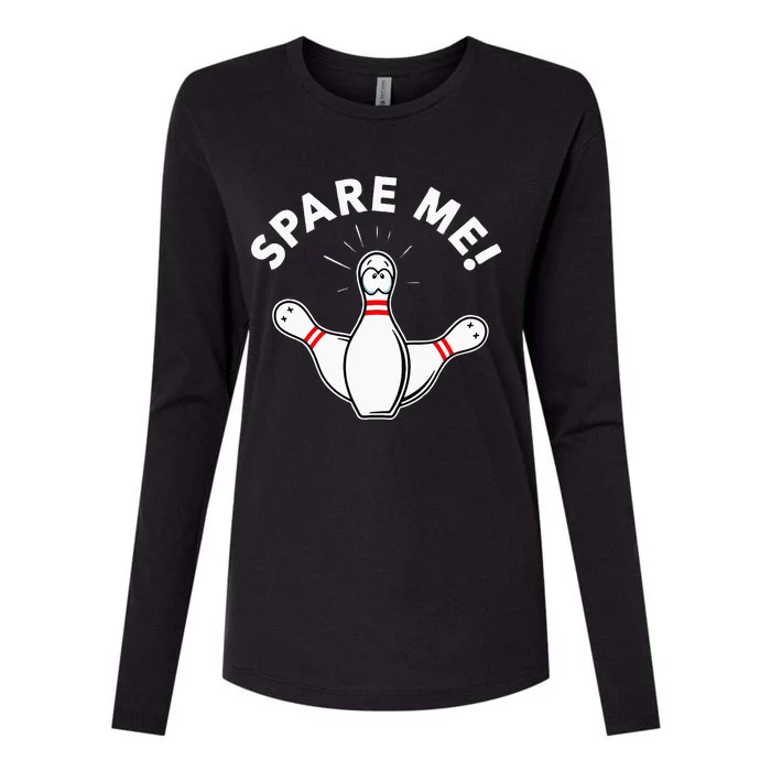 Cute Bowling For Or Spare Me Womens Cotton Relaxed Long Sleeve T-Shirt