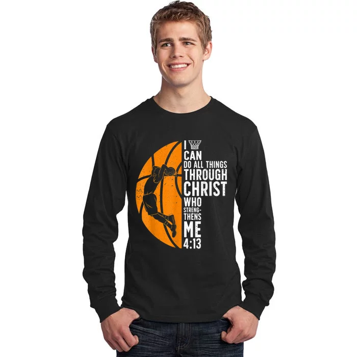 Cool Basketball For Men Women Sport Game Basketball Player Tall Long Sleeve T-Shirt