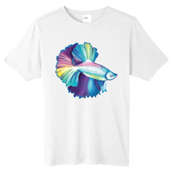 Colorful Betta Fish Swimming ChromaSoft Performance T-Shirt