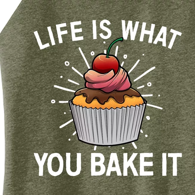 Cool Baking For Baker Cookie Cupcake Pastry Chef Women’s Perfect Tri Rocker Tank