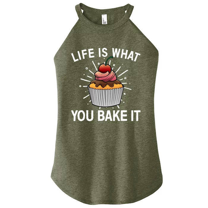 Cool Baking For Baker Cookie Cupcake Pastry Chef Women’s Perfect Tri Rocker Tank