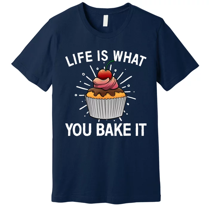 Cool Baking For Baker Cookie Cupcake Pastry Chef Premium T-Shirt