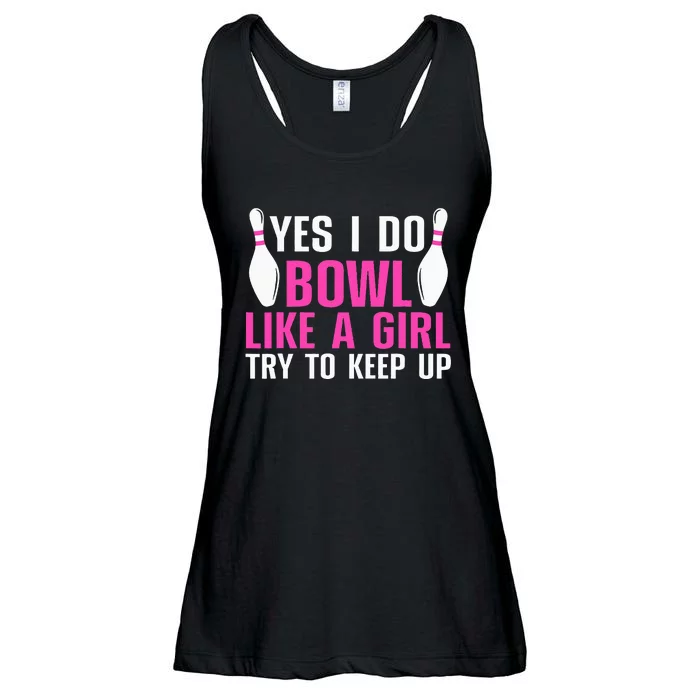 Cute Bowling For Women Bowler Spare Me Ladies Bowling Ladies Essential Flowy Tank