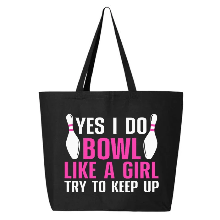 Cute Bowling For Women Bowler Spare Me Ladies Bowling 25L Jumbo Tote