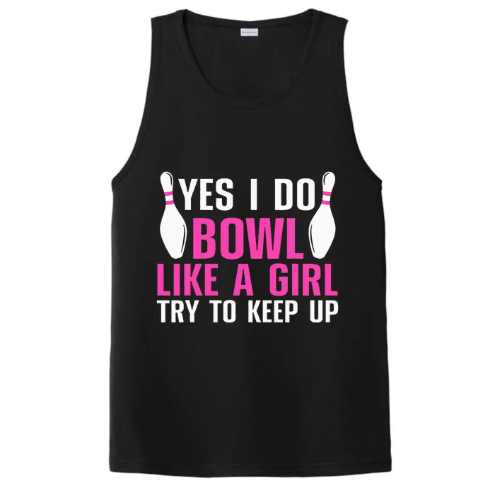 Cute Bowling For Women Bowler Spare Me Ladies Bowling Performance Tank