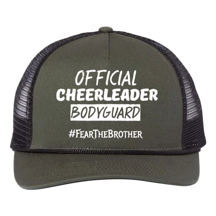 Cheerleader Bodyguard Fear The Brother Retro Rope Trucker Hat Cap