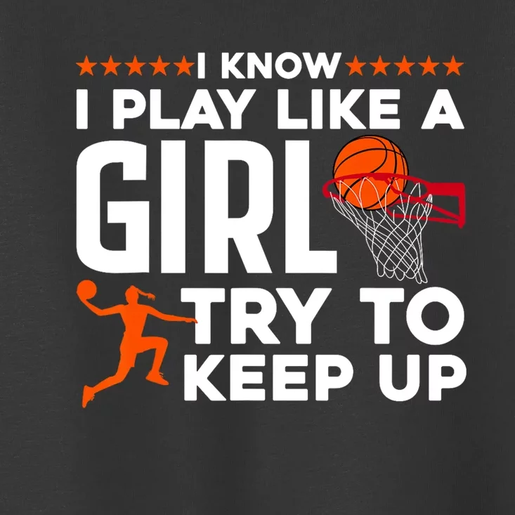 Cool Basketball For Girl Women College Basketball Team Coach Toddler T-Shirt