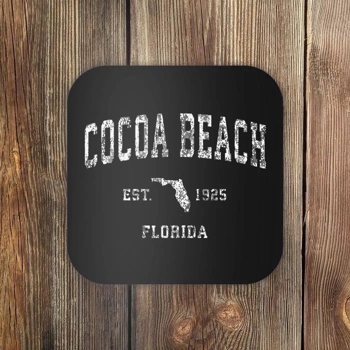 Cocoa Beach Florida Fl Vintage Coaster