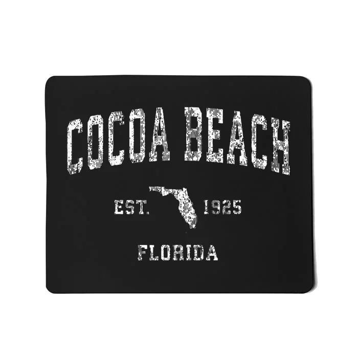 Cocoa Beach Florida Fl Vintage Mousepad