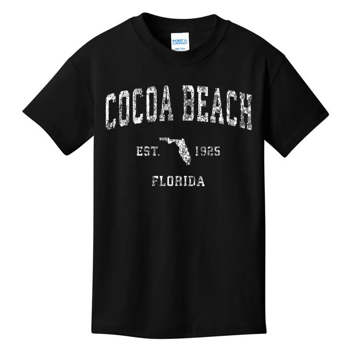 Cocoa Beach Florida Fl Vintage Kids T-Shirt