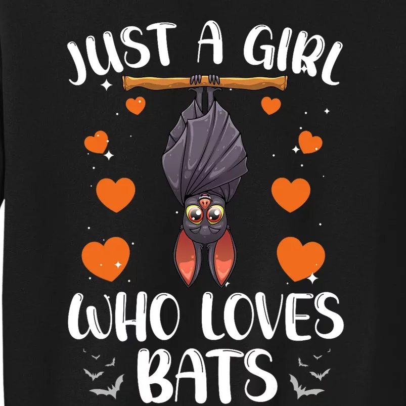 Cool Bat For Women Girls Fruit Bat Lovers Animal Halloween Tall Sweatshirt