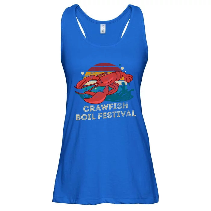 Crawfish Boil Festival Funny Crawfish Season Retro Crawfish Gift Ladies Essential Flowy Tank