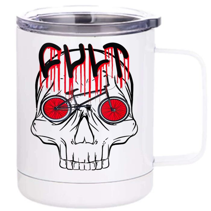 Cult Bmx Gift For Outdoor Lover Front & Back 12oz Stainless Steel Tumbler Cup