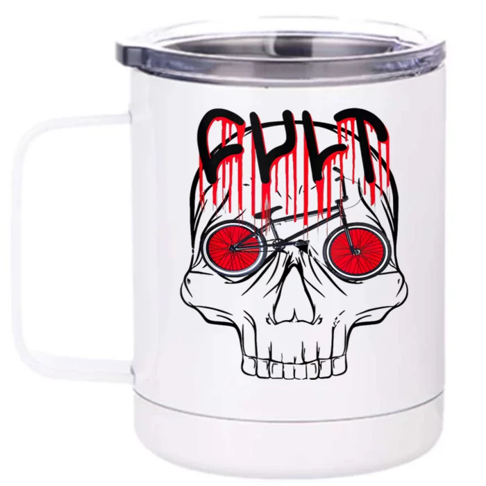 Cult Bmx Gift For Outdoor Lover Front & Back 12oz Stainless Steel Tumbler Cup