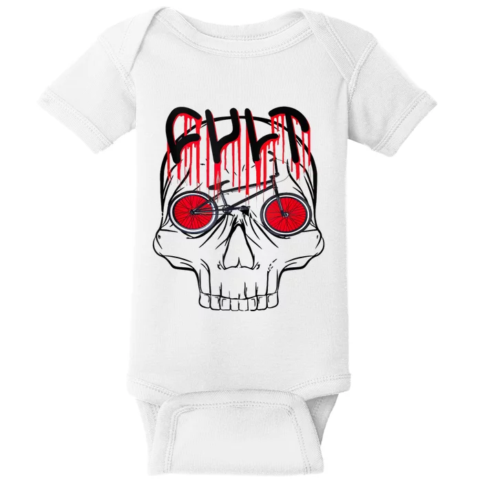 Cult Bmx Gift For Outdoor Lover Baby Bodysuit