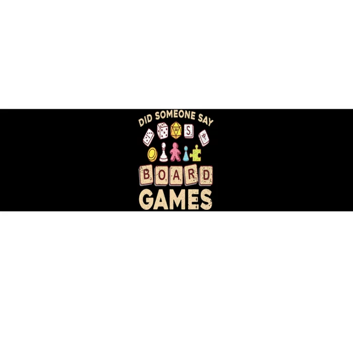 Cool Board Games For Game Nerd Gamer Chess Lovers Bumper Sticker