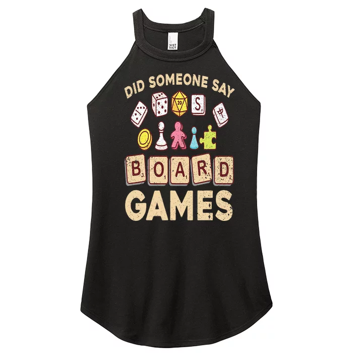 Cool Board Games For Game Nerd Gamer Chess Lovers Women’s Perfect Tri Rocker Tank