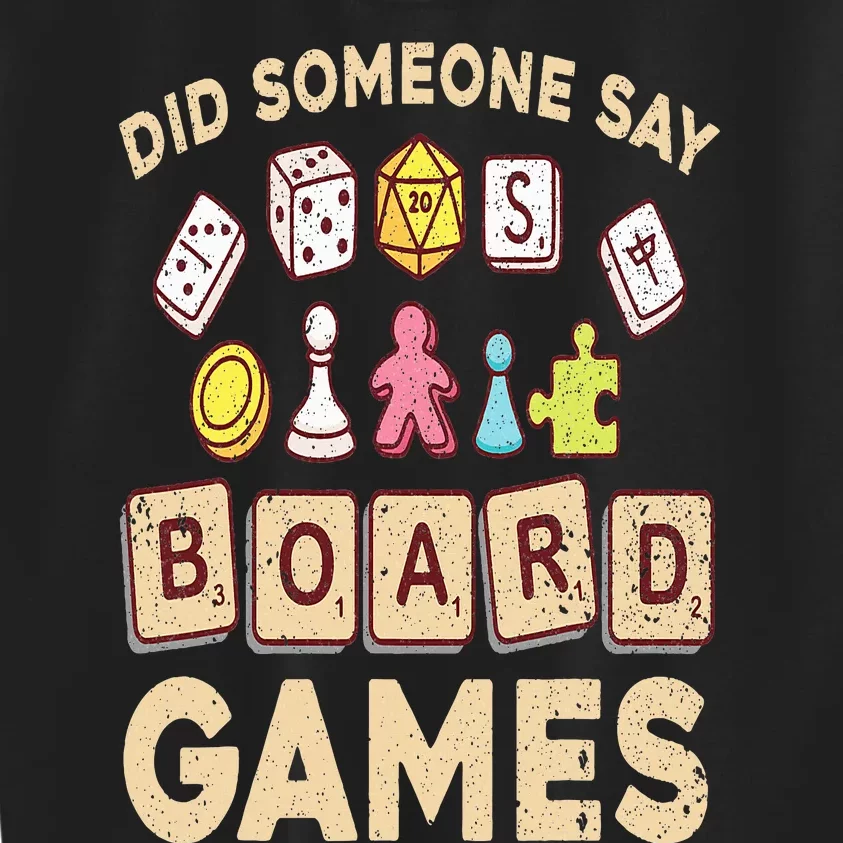 Cool Board Games For Game Nerd Gamer Chess Lovers Kids Sweatshirt