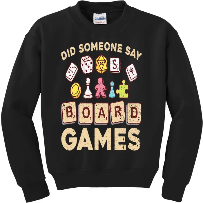 Cool Board Games For Game Nerd Gamer Chess Lovers Kids Sweatshirt