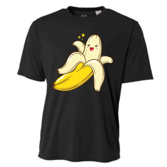 Cute Banana Gift Cooling Performance Crew T-Shirt