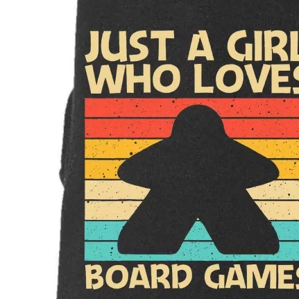 Cool Board Game Art For Girl Board Gamer Meeple Lovers Doggie 3-End Fleece Hoodie