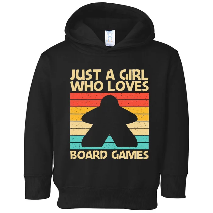 Cool Board Game Art For Girl Board Gamer Meeple Lovers Toddler Hoodie