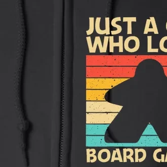 Cool Board Game Art For Girl Board Gamer Meeple Lovers Full Zip Hoodie