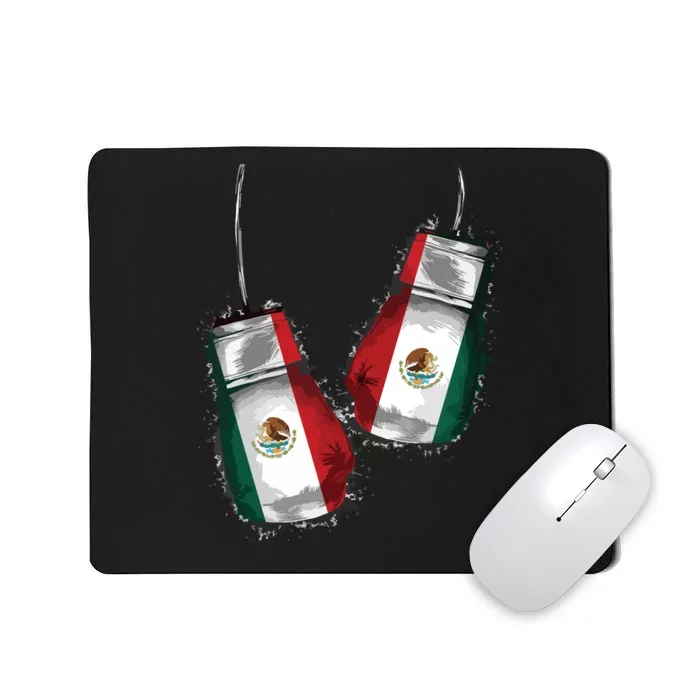 Chicano Boxers Gear Fans Mexican Flag Gloves Mexico Boxing Mousepad