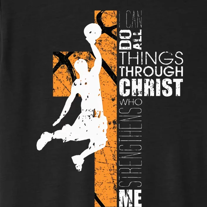 Christian Basketball Gift Philippians 413 ChromaSoft Performance T-Shirt