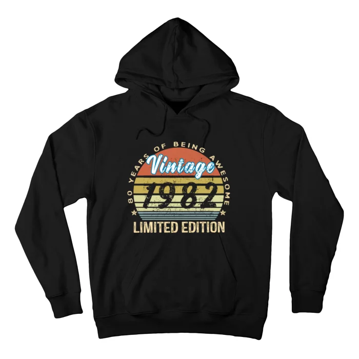 Cool Birthday Gift Vintage 1982 Limited Edition Hoodie